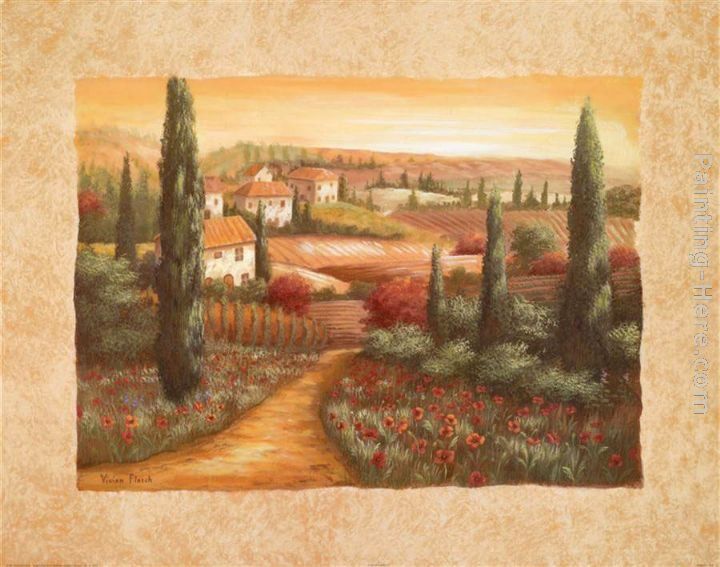Vivian Flasch Tuscan Sunset I
